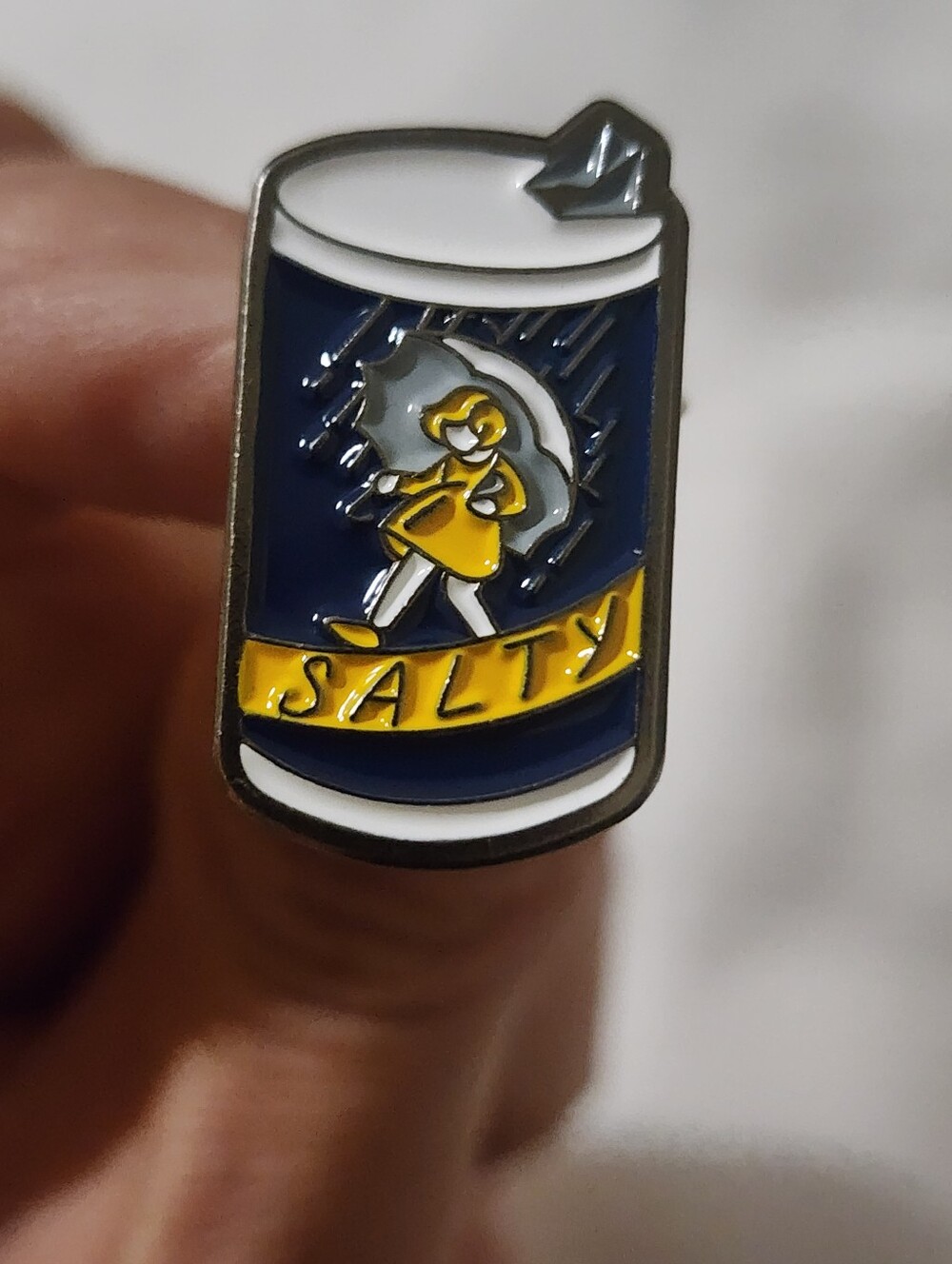 🧂"Salty" Morton Salt Container Enamel Pin